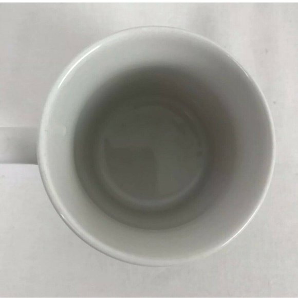 2008 White Starbucks Mug With Green Black Mermaid - Picture 3 of 4